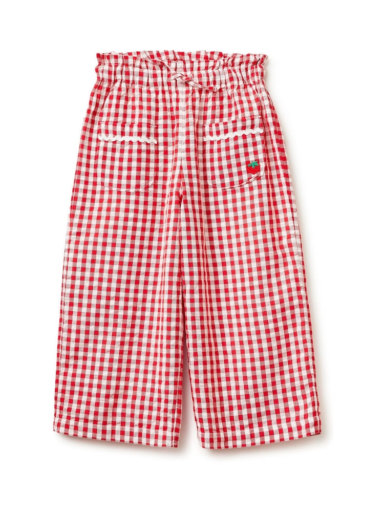 Benetton Red Gingham Trousers - Image 1 of 3