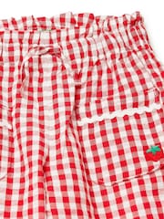 Benetton Red Gingham Trousers - Image 3 of 3