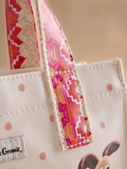 Cath Kidston Pink/Oatmeal Wallace and Gromit Small Book Bag - Image 6 of 7