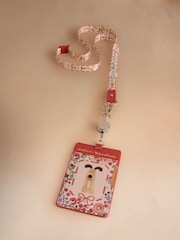 Cath Kidston Ecru Wallace & Gromit Retractable Lanyard Bag - Image 1 of 3