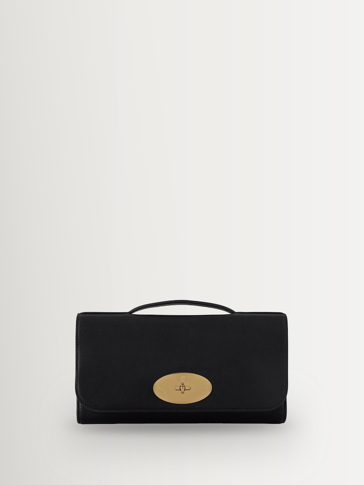 Mulberry Black Quilting Lily Clutch Vesta Nappa Purse - Image 1 of 5