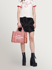 Marc Jacobs Red The Medium Tote Bag - Image 3 of 8