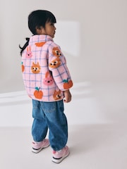 Lilac Purple Pets Half Zip Fleece (3mths-7yrs) - Image 3 of 8