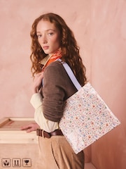 Cath Kidston Ecru Wallace and Gromit Medium Bookbag - Image 1 of 8