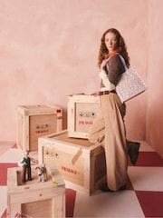 Cath Kidston Ecru Wallace and Gromit Medium Bookbag - Image 3 of 8