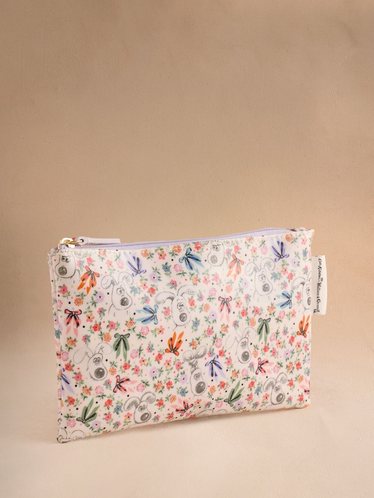 Cath Kidston Ecru Wallace & Gromit Zipped Purse - Image 1 of 4