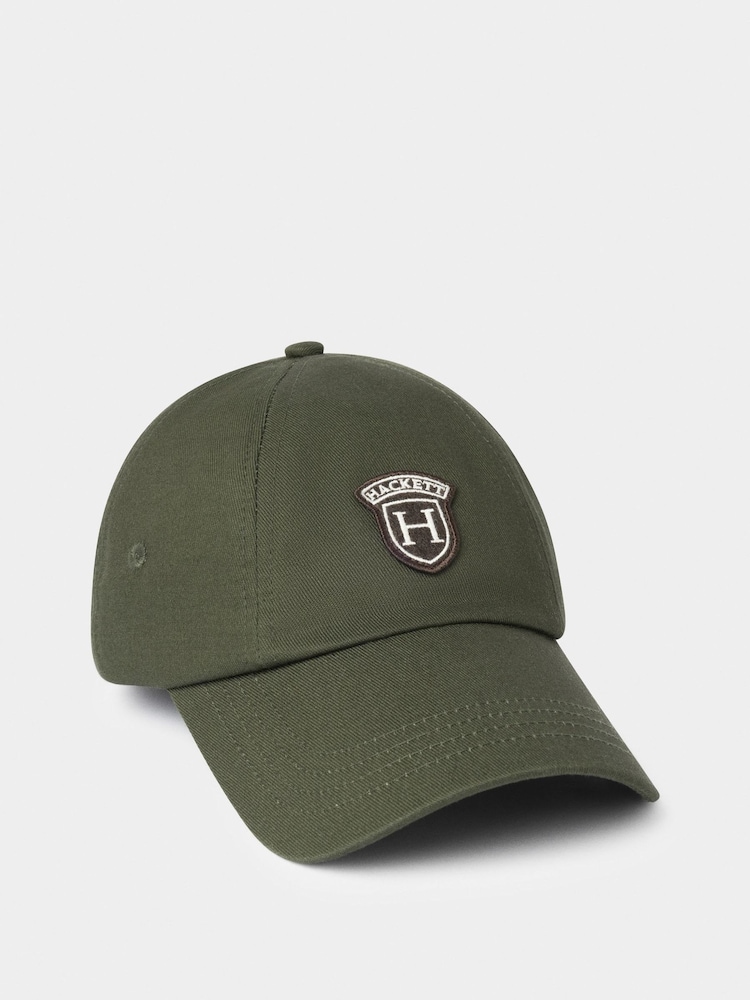 Hackett Green Heritage Peaks Twill Cap - Image 1 of 4 Hackett Green Heritage Peaks Twill Cap - Image 1 of 4
