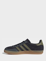 أسود/أخضر - حذاء رياضي Gazelle Indoor من adidas Originals - صورة 2 من 9