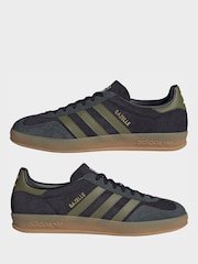 أسود/أخضر - حذاء رياضي Gazelle Indoor من adidas Originals - صورة 5 من 9