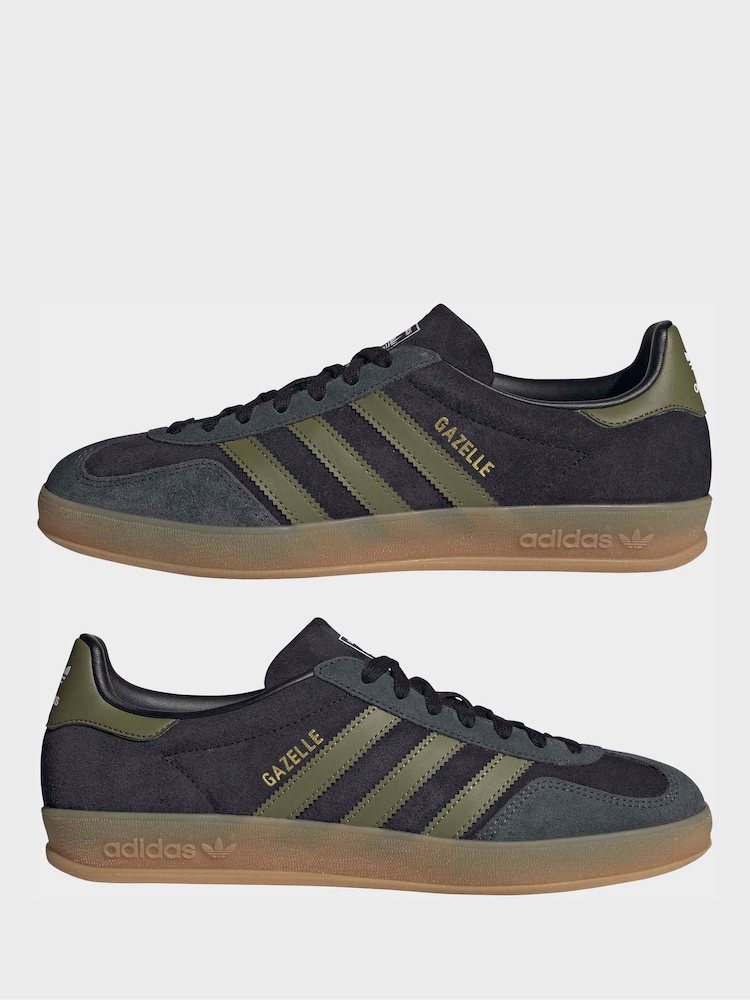 adidas gazelle silver green womens adidas Originals Gazelle Indoor main image 1