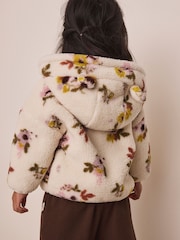 Cream ផ្កា  - Zip Through Fleece (3mths-7ឆ្នាំ) - រូបភាព 3 នៃ 9