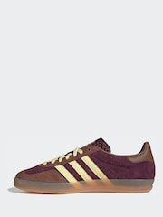 adidas Originals Maroon Red Gazelle Indoor Trainers - Image 3 of 10