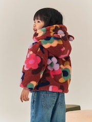 Brown Flower Zip Through Fleece (3mths-7yrs) - Image 3 of 9