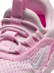 Nike Pink Foam Free Ride Baby/Toddler Trainers - Image 6 of 7