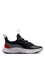 Nike Black Grey Red Junior Free Ride Trainers - Image 3 of 7