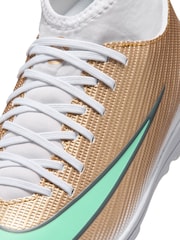 Nike Yellow Junior  Mercurial Superfly 11 Club "Kylian Mbappa" Turf High-Top Football Trainers - Image 7 of 8