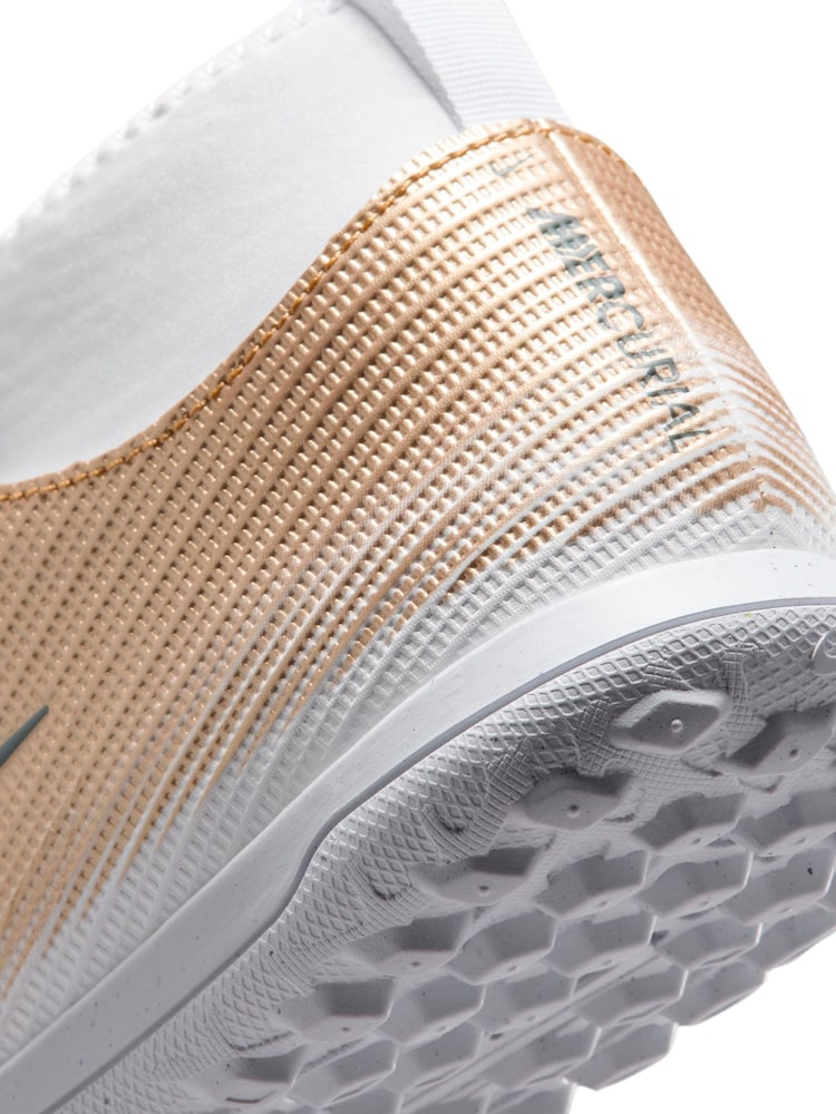 Nike Yellow Junior  Mercurial Superfly 11 Club "Kylian Mbappa" Turf High-Top Football Trainers - Image 8 of 8