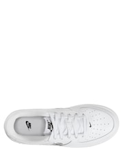 Nike White Zebra Animal Youth Air Force 1 Trainers - Image 3 of 4