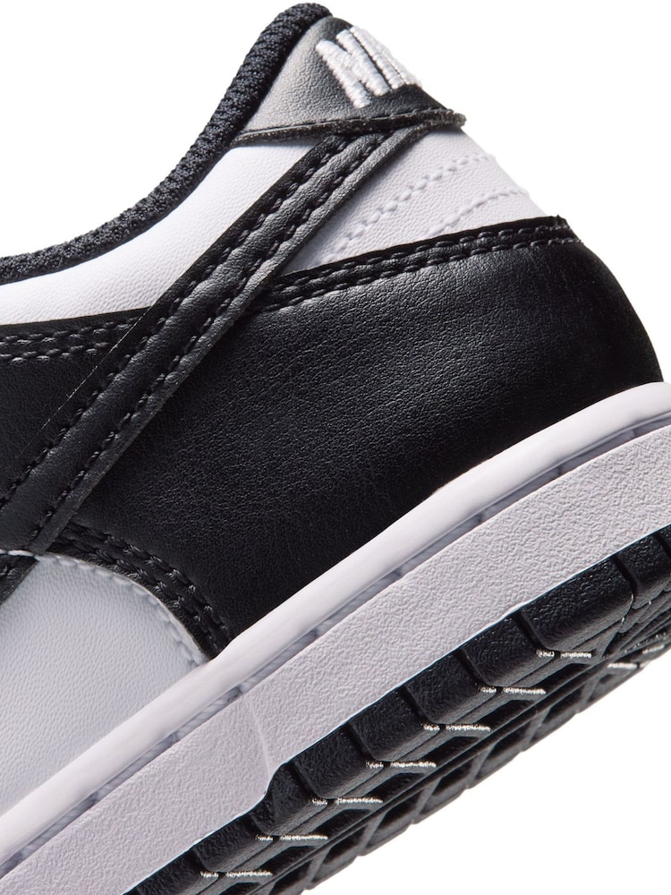 Nike White Black Junior Dunk Low Trainers - Image 7 of 7 Nike White Black Junior Dunk Low Trainers - Image 7 of 7