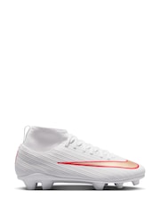 Nike Blur Bright Crimson Jr. Mercurial Superfly 11 Club Little Kids MultiGround HighTop Soccer Cleats - Image 10 of 11
