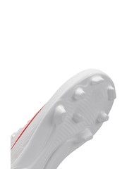 Nike Blur Bright Crimson Jr. Mercurial Superfly 11 Club Little Kids MultiGround HighTop Soccer Cleats - Image 11 of 11