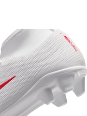 Nike Blur Bright Crimson Jr. Mercurial Superfly 11 Club Little Kids MultiGround HighTop Soccer Cleats - Image 2 of 11