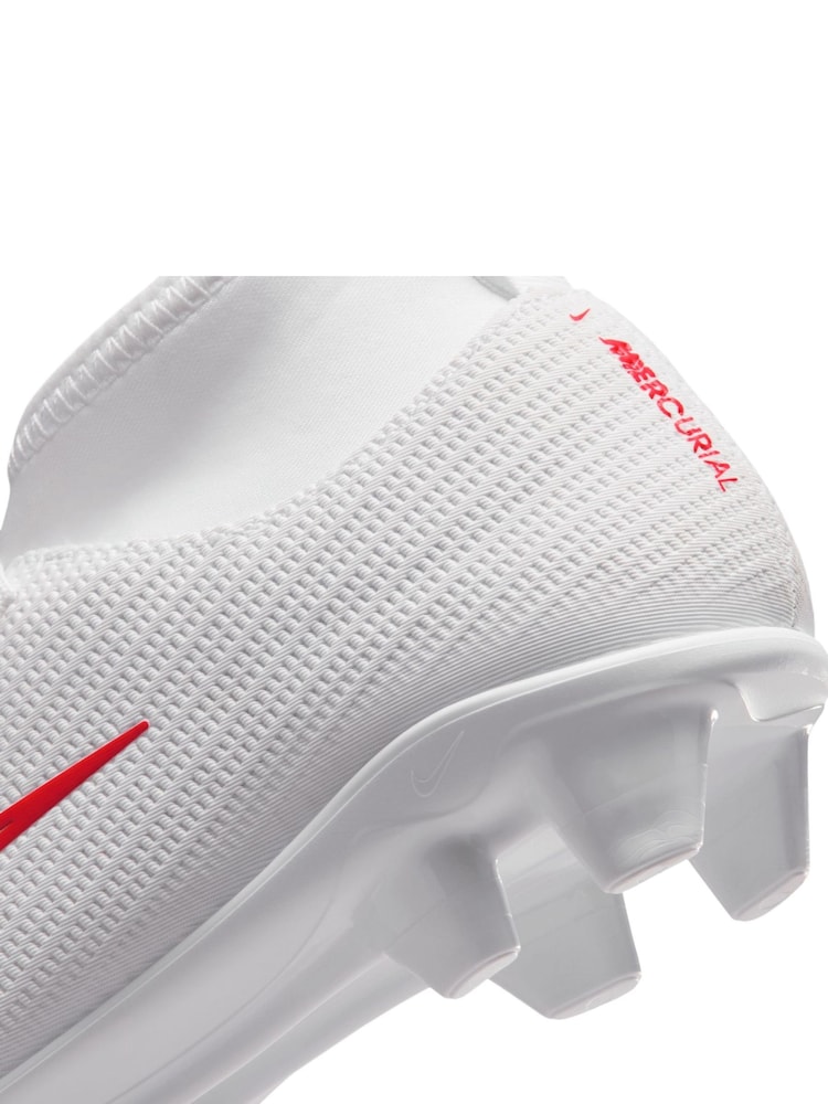 Nike Blur Bright Crimson Jr. Mercurial Superfly 11 Club Little Kids MultiGround HighTop Soccer Cleats - Image 2 of 11
