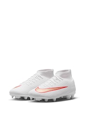 Nike Blur Bright Crimson Jr. Mercurial Superfly 11 Club Little Kids MultiGround HighTop Soccer Cleats - Image 6 of 11