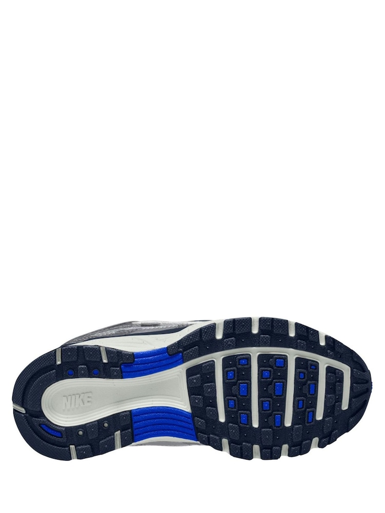 Nike Wolf Grey/Blue Junior P-6000 Trainers - Image 4 of 4 Nike Wolf Grey/Blue Junior P-6000 Trainers - Image 4 of 4