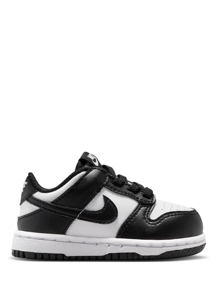 Nike Black White Infant Dunk Low Trainers - Image 1 of 9 Nike Black White Infant Dunk Low Trainers - Image 1 of 9