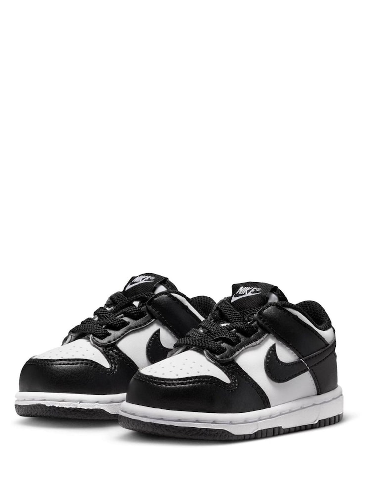 Nike Black White Infant Dunk Low Trainers - Image 2 of 9 Nike Black White Infant Dunk Low Trainers - Image 2 of 9