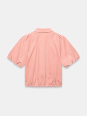 Mint Velvet Pink Corduroy Puff Sleeve Shirt - Image 8 of 8