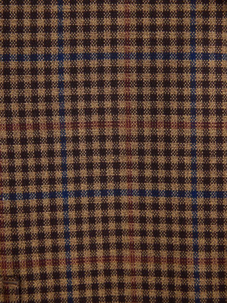 Brown Tailored Fit Gun Club Check Suit Jacket - Image 12 of 12 Brown Tailored Fit Gun Club Check Suit Jacket - Image 12 of 12