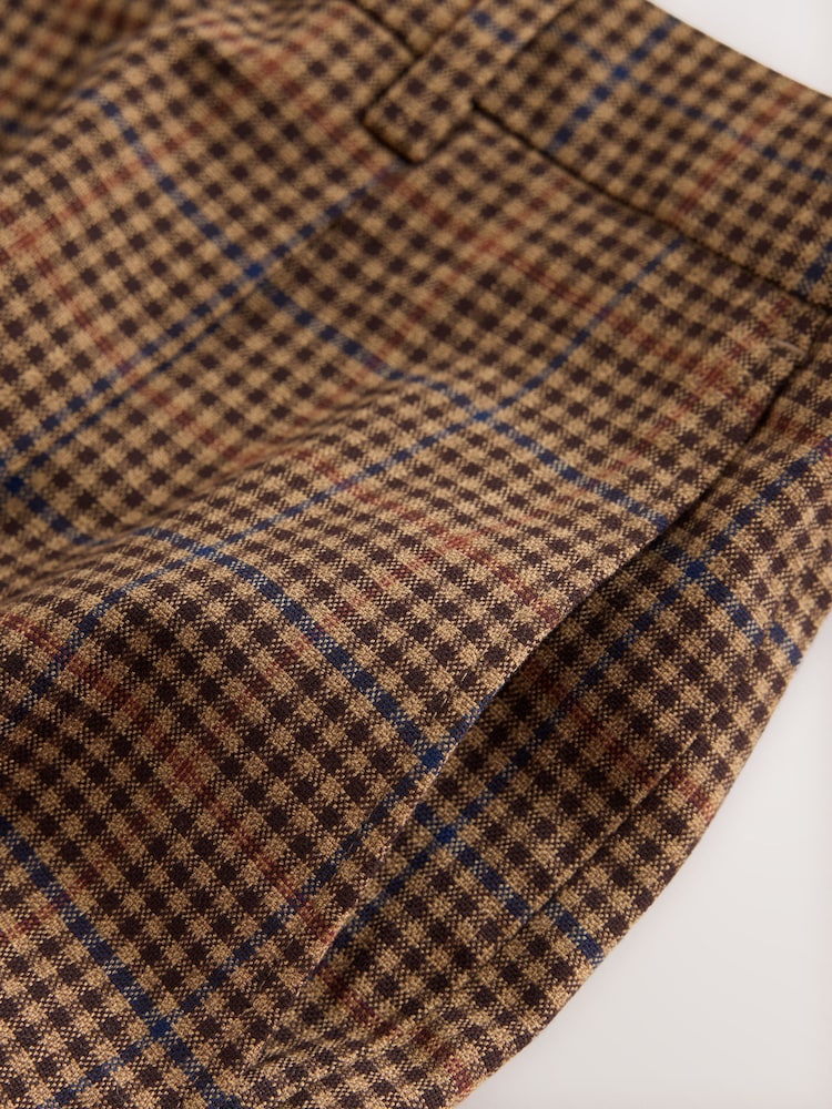 Brown Tailored Fit Gun Club Check Suit Trousers - Image 9 of 9 Brown Tailored Fit Gun Club Check Suit Trousers - Image 9 of 9