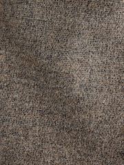 Neutral Regular Fit Nova Fides Italian Wool Blend Boucle Textured Suit Trousers - Image 8 of 10
