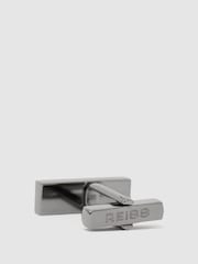 Cupru metalizat/Negru - Reiss Marlin Bar Cufflinks - Imaginea 3 din 3