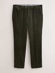 Оливково-зелений - Signature Tailored Fit Pontoglio Italian Cotton Corduroy Suit Trousers - Image 5 of 9