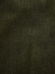 Оливково-зелений - Signature Tailored Fit Pontoglio Italian Cotton Corduroy Suit Trousers - Image 7 of 9
