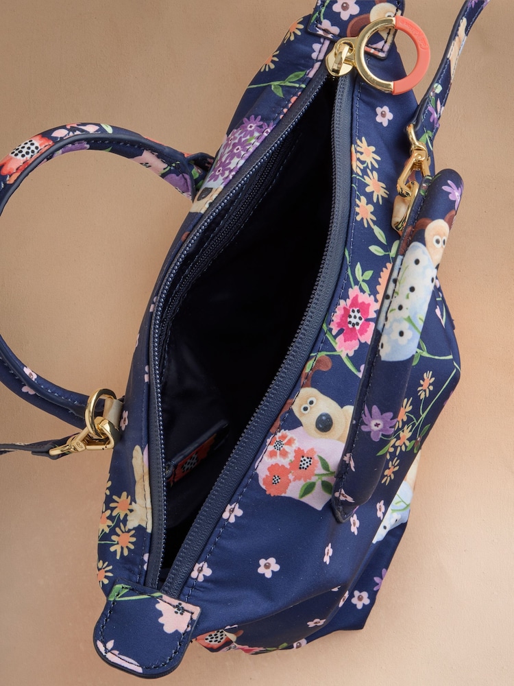 Cath Kidston Navy Wallace and Gromit Mini Tote Bag - Image 7 of 7 Cath Kidston Navy Wallace and Gromit Mini Tote Bag - Image 7 of 7