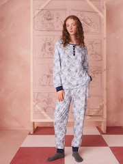Cath Kidston Blue Inventions Wallace and Grommit Pyjamas Set - Image 1 of 12