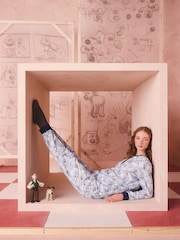 Cath Kidston Blue Inventions Wallace and Grommit Pyjamas Set - Image 2 of 12