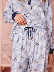 Cath Kidston Blue Inventions Wallace and Grommit Pyjamas Set - Image 9 of 12