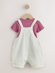 Ecru Embroidered Minnie Mouse - Baby Dungaree Set (0mths-2yrs) - 圖片 2/8