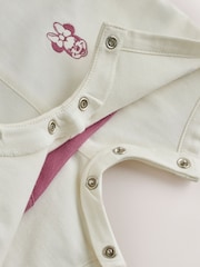 Ecru Embroidered Minnie Mouse - Baby Dungaree Set (0mths-2yrs) - 圖片 6/8