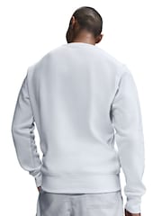 Nike White Club Crew Neck Sweatshirt - Image 4 of 5