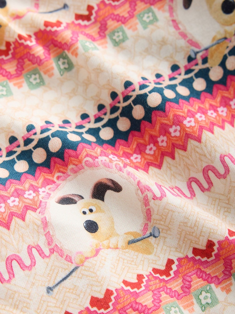 Cath Kidston Pink Wallace and Gromit Pyjamas Set - Image 5 of 5