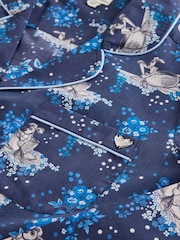 Cath Kidston Navy Wallace and Gromit Button Through Pyjamas Set - Image 3 of 4