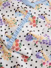 Cath Kidston Ecru Spot Wallace and Gromit Button Through Pyjamas Set - Image 13 of 15