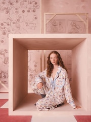 Cath Kidston Ecru Spot Wallace and Gromit Button Through Pyjamas Set - Image 4 of 15