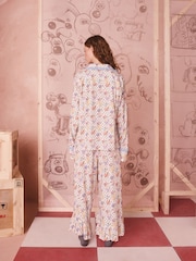 Cath Kidston Ecru Spot Wallace and Gromit Button Through Pyjamas Set - Image 5 of 15